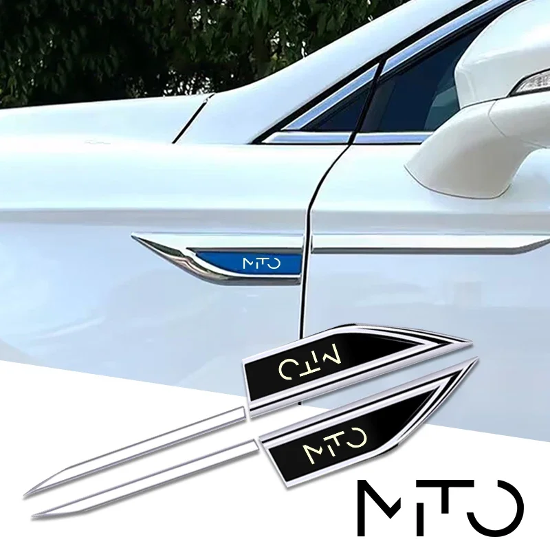 2pcs car accessory Side Doors Blade car stickers car accessories for alpha romeo mito