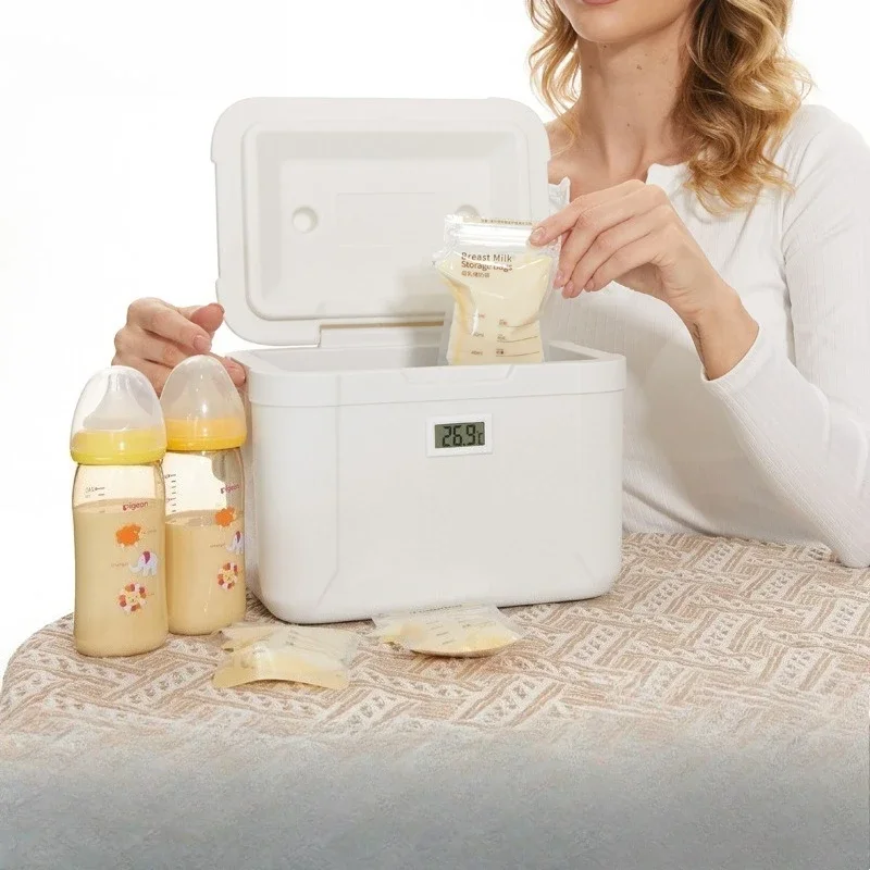 Frozen milk storage incubator, breast milk refrigerator, car portable mobile ice bucket