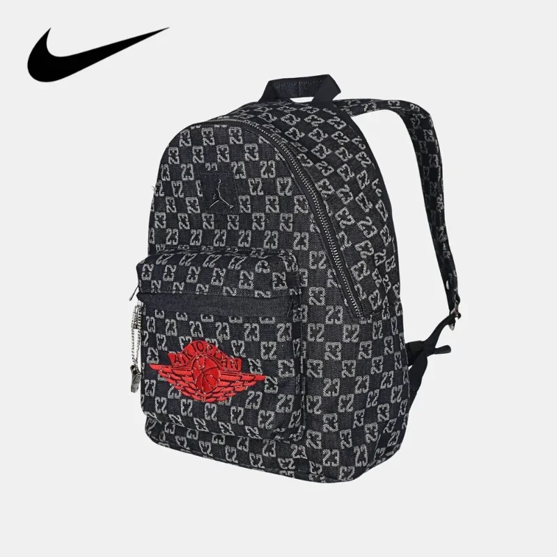 Nike Unisex Fitness Sports Backpack Lightweight Multi Pocket School Travel Commuter Daypack JD2623001AD-001