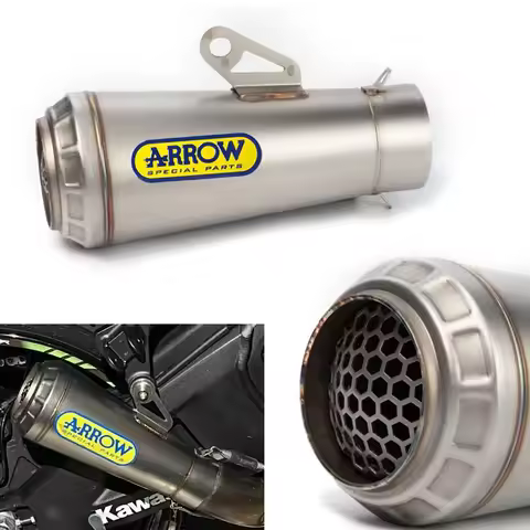51mm Motorcycle ARROW Exhaust Muffler DB Killer GP Motocross Escape Silencer For Yamaha R1 R3 R6 CBR1000RR MT07 09 Z1000