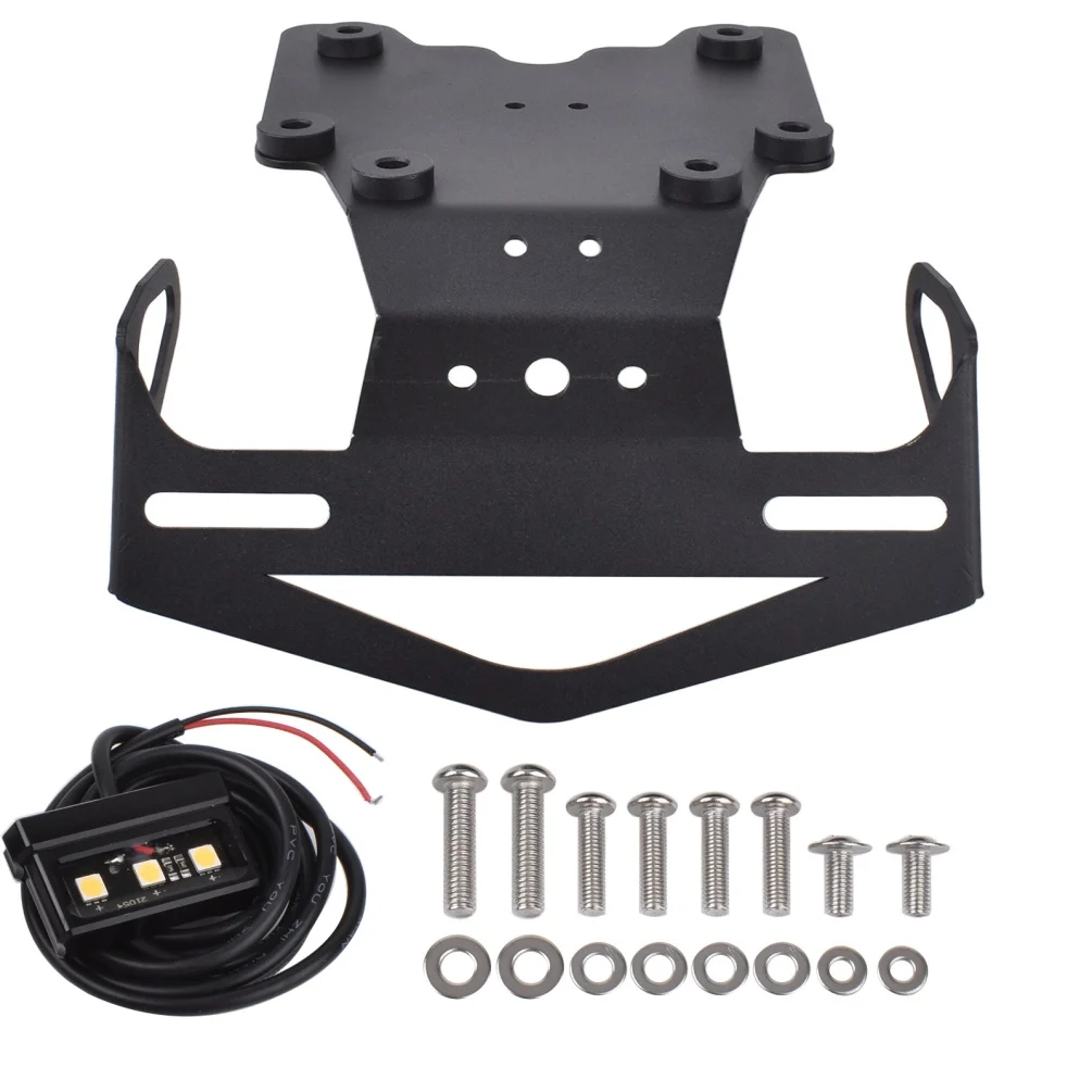 For Yamaha Tenere 700 2019-2025 XT700Z Tenere700 License Plate Holder Motorcycle Tail Tidy Fender Eliminator XTZ700 Accessories