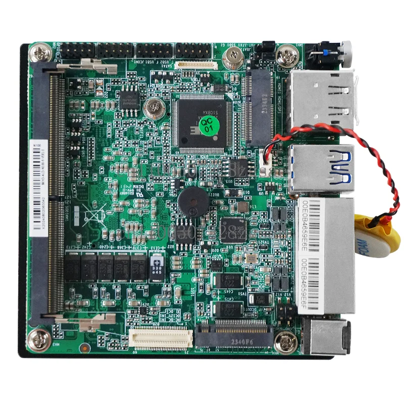 X86 mini host QNAS development version N100 dual network port DIY embedded NAS industrial control main board serial port