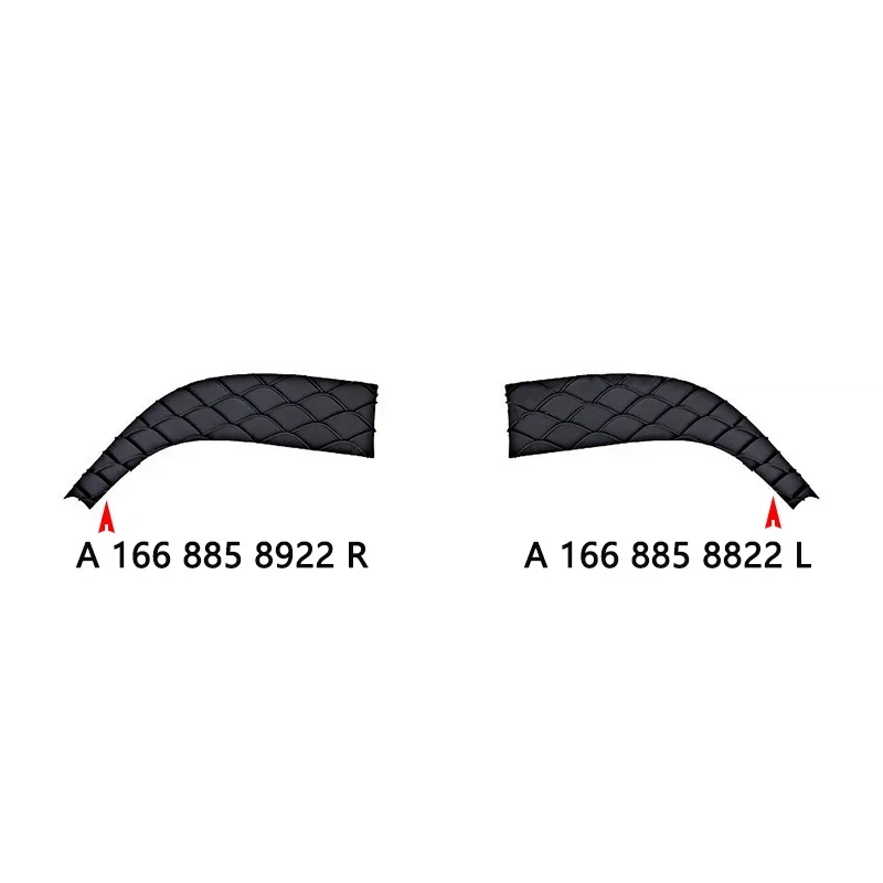 

A1668858822 A1668858922 Для Mercedes Benz GLS X166 W166 Передний бампер нижняя левая правая решетка радиатора аксессуар