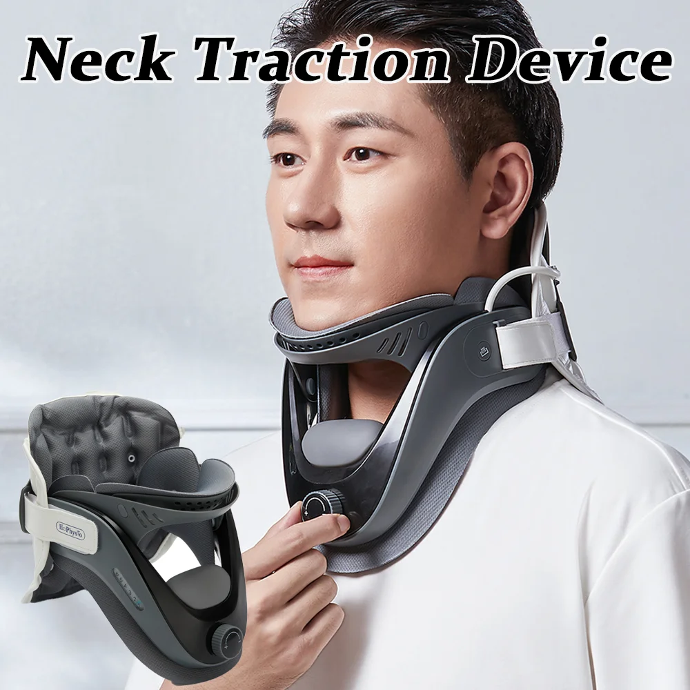 Neck Traction Device Inflatable Cervical Vertebra Tractor Support Stretcher Posture Corrector Stretching Brace Spine Relax