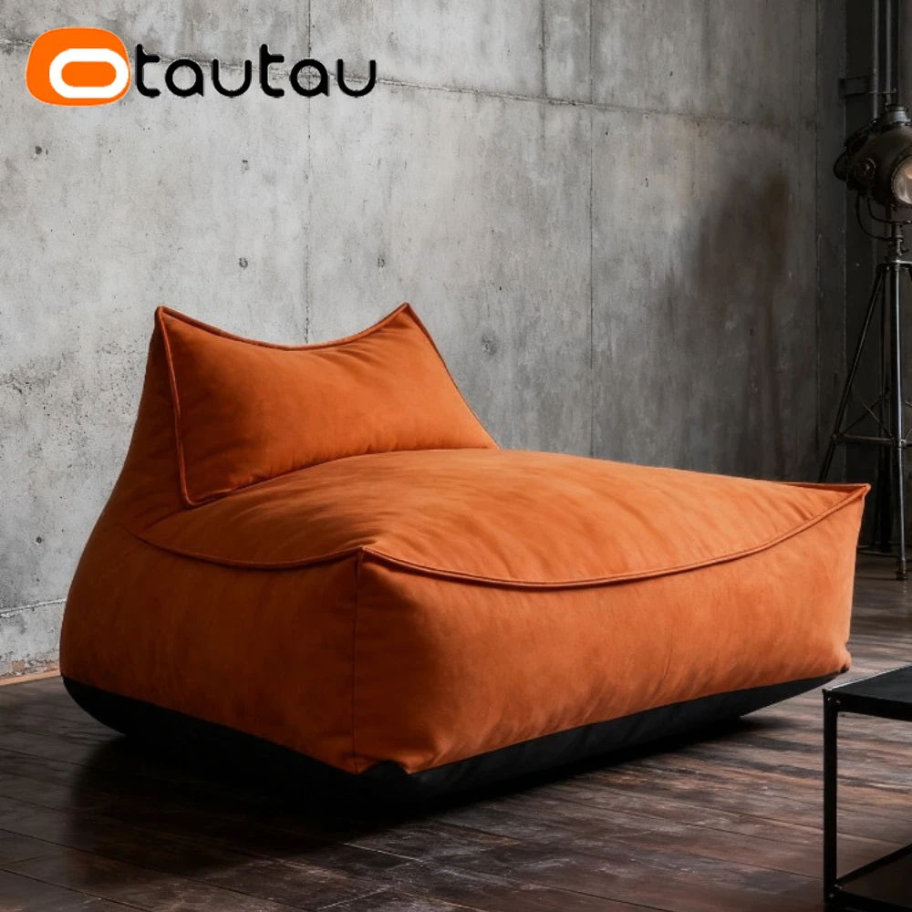 

OTAUTAU Velvet Size L Big King Bean Bag Cover SF398【No Filler Inside! You Need To Buy Filler By Yourself !】