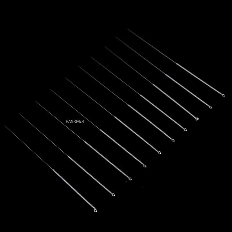 Authentic huatuo silver-plated non-disposable needles 200 pcs reusable acupuncture needle size 0.25/30/35/40mm