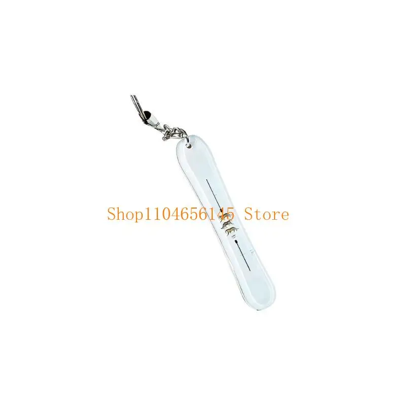 سلسلة مفاتيح صغيرة على الجليد 5asd خفيفة الوزن من الأكريليك حلقة مفاتيح منظم ملحقات لحقائب الظهر للطلاب المتحمسين للتزلج