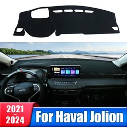 Car Dashboard Sun Shade Mat Instrument Desk Cover Non-slip Pad For Haval Jolion 2021 2022 2023 2024 LHD RHD Accessories