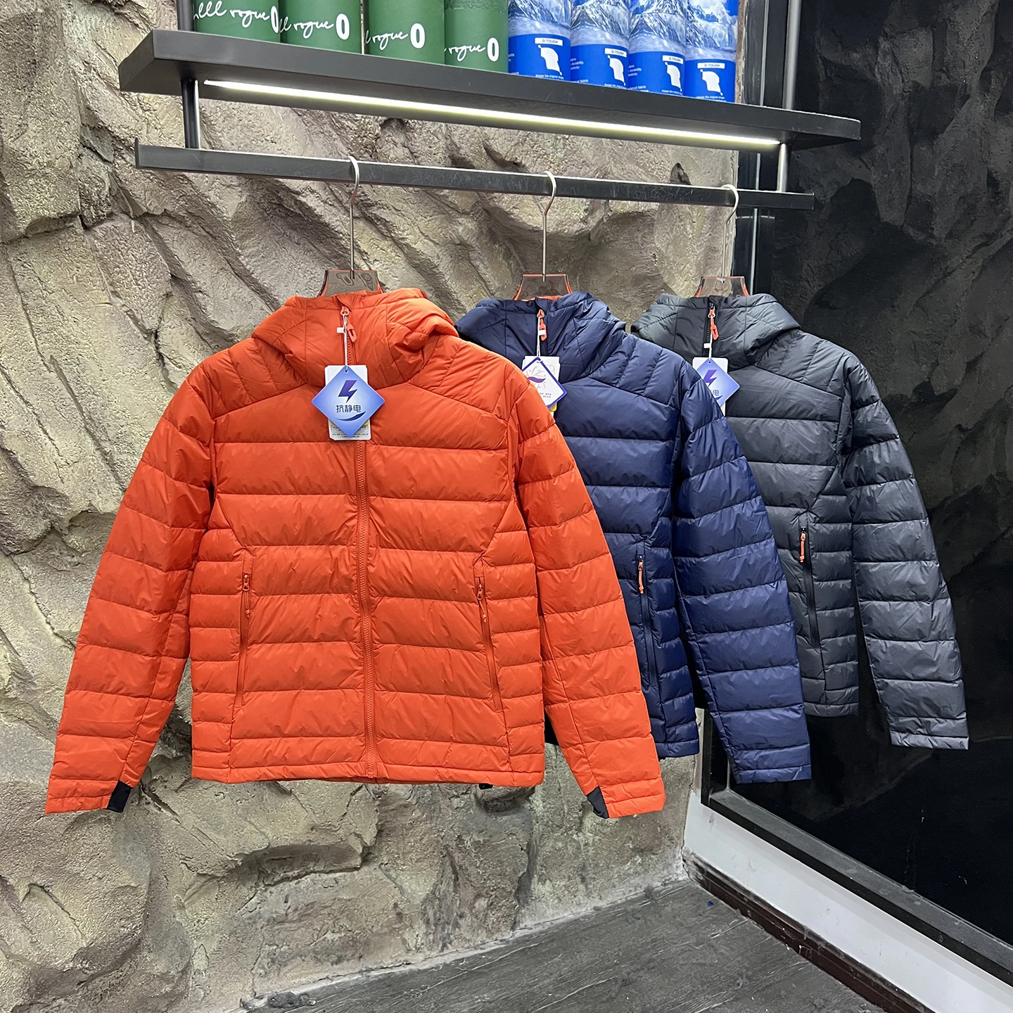 Outdoor Du down Jaet Heren Dames Winter Warm Winddicht Waterdicht Normale pasvorm Lange Sve Ritssluiting Faionable