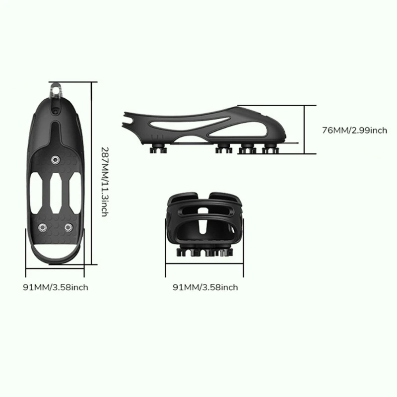Flexible TEP Polymer Golf Shoe Spikes S Size Designed For Close Fit And Various Ground Conditions