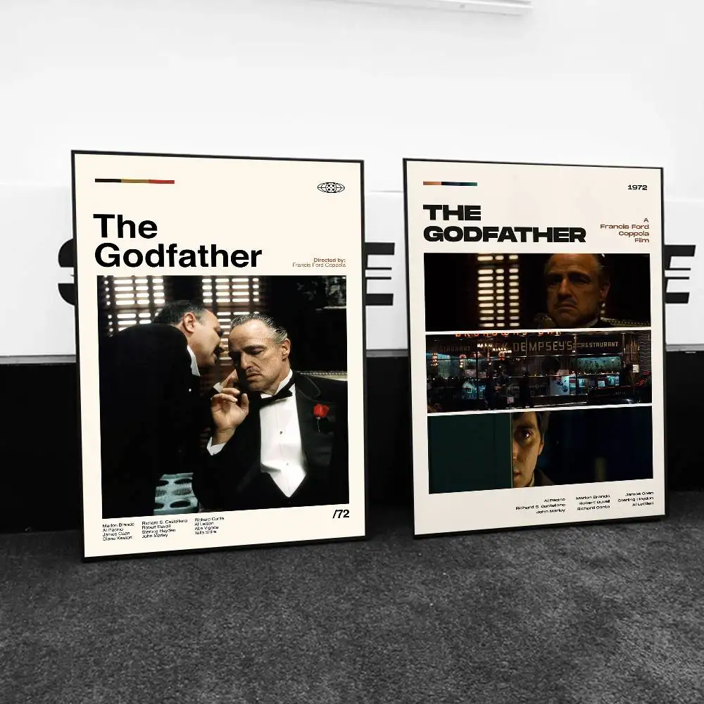 1 قطعة الفيلم الكلاسيكي Goodfellas العصابات العراب المشارك طباعة لغرفة النوم غرفة المعيشة ديكور المنزل اللوحة جدار صورة فنية جدارية #4