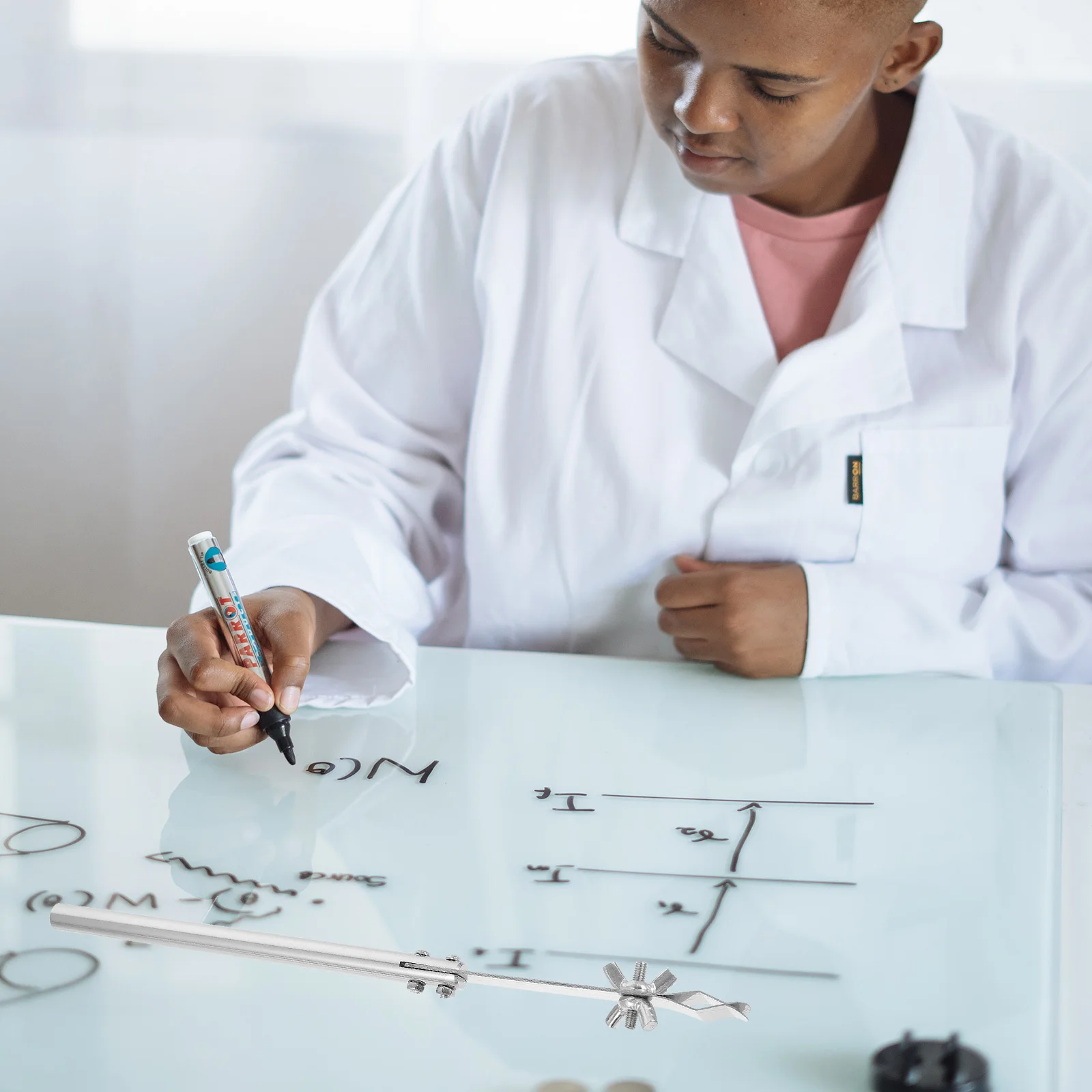 

Thermometer Clip High Durability Metal Clamp for Experiment Setup Temperature Measurement Tool Laboratory Parts