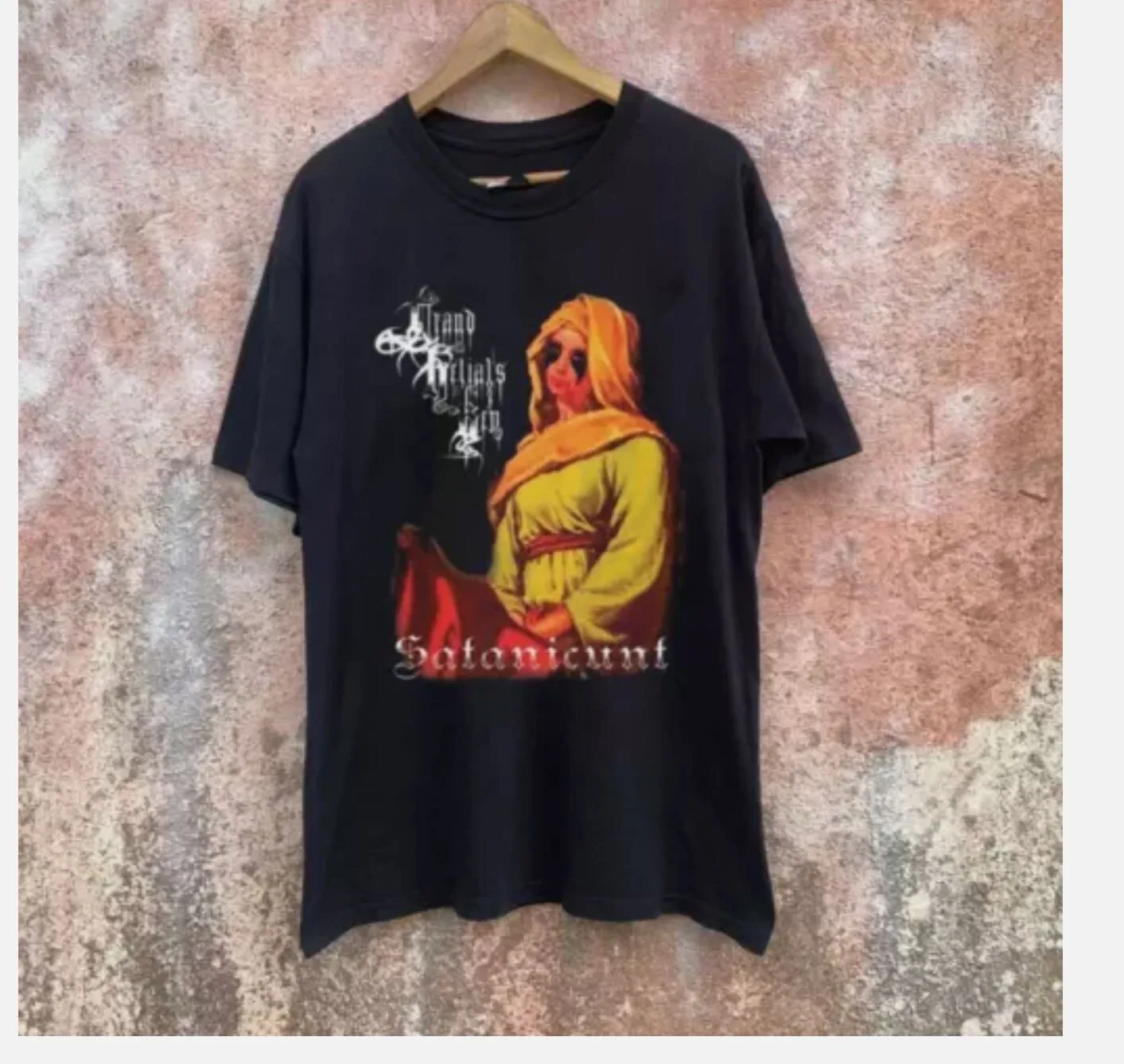 New Grand Belial_s Key Satanicunt Short Sleeve T Shirt Full Size S-5XL,black
