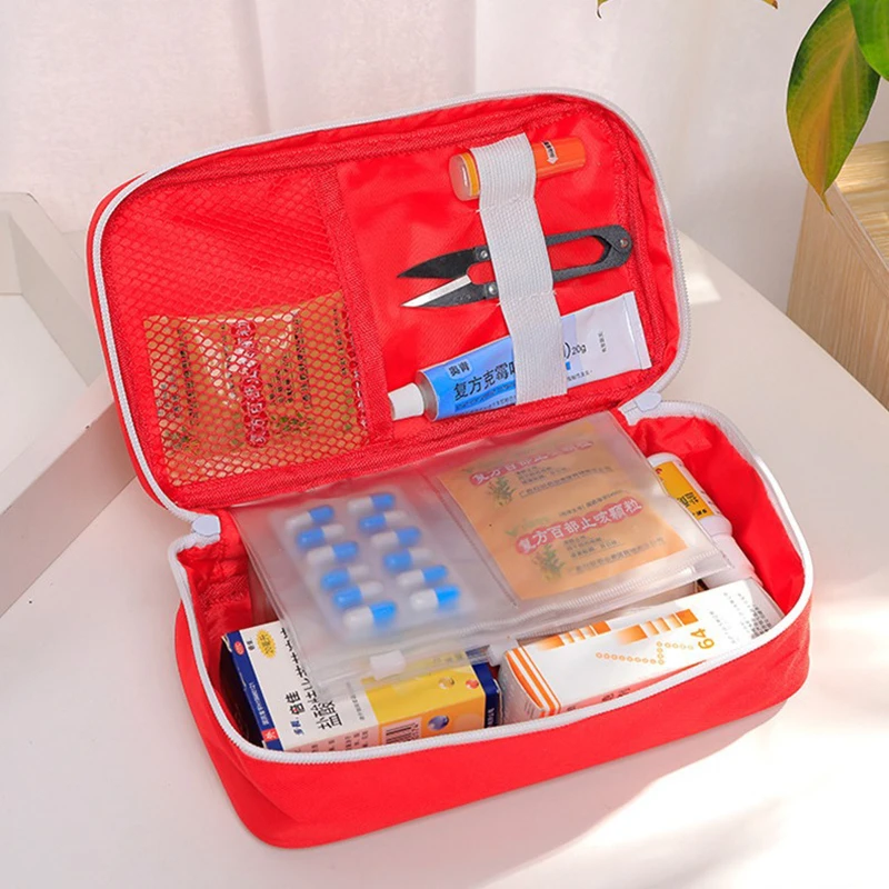 First Aid Kit Emergency Survival Bag Compact Rescue Tote Bag Handbag Durable Trauma Bag Portable Medicine Storage Bag