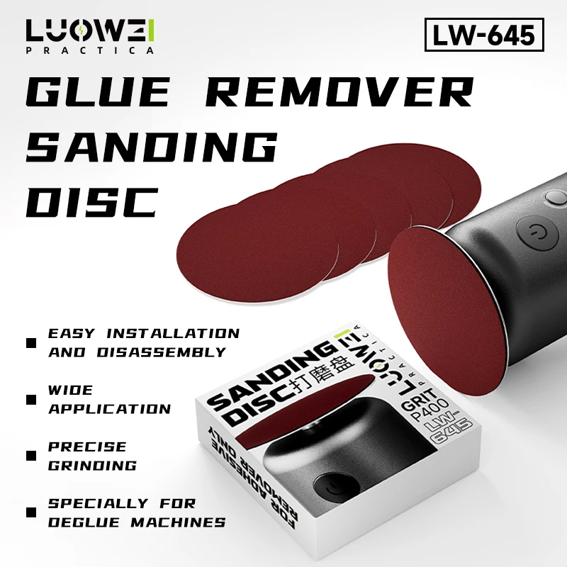 

LUOWEI GLUE REMOVER SANOIN G0I5C Suitable for 2.4mm Shafts, for Precision Grinding Polishing of Tweezer Blade Repair Tools