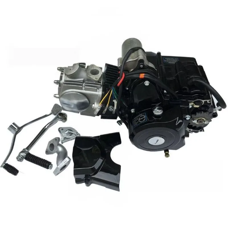125cc Motorcycle Engine, Dual Start (Electric & Kick Start), Manual Clutch, Durable & Fuel‑Efficient, Universal Installation