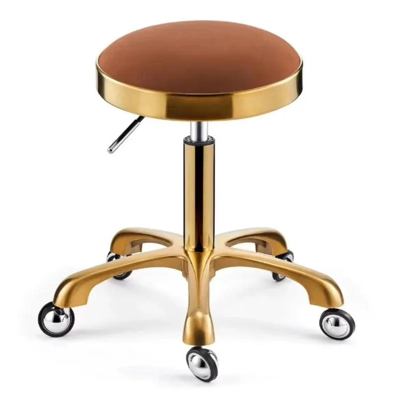 Modern metal minimalist design rotating lifting backrest living room chair, suitable for home furniture