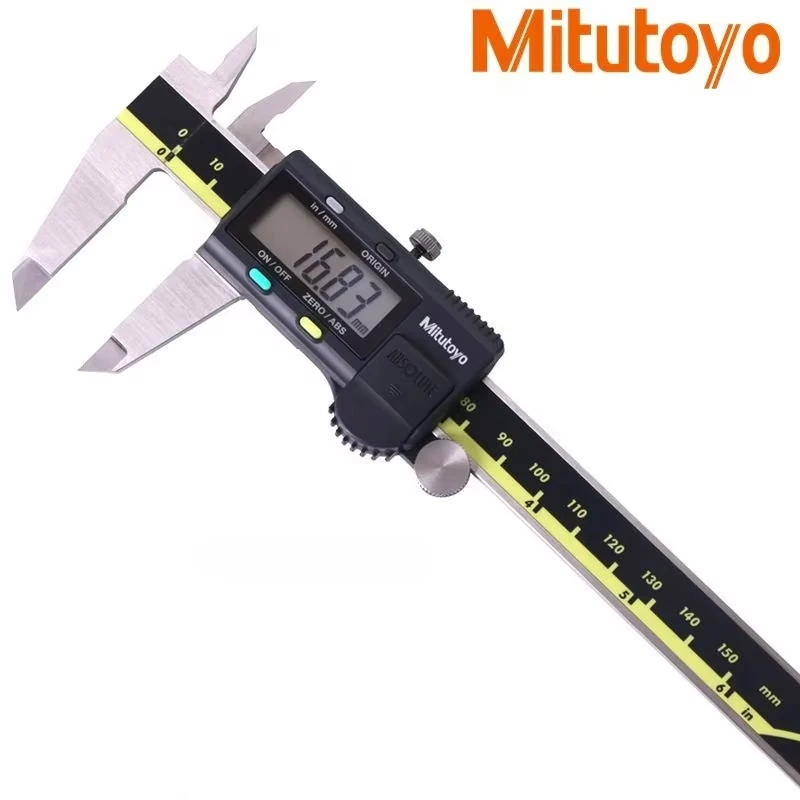 

Mitutoyo 6in 8in 12in Digital Caliper LCD Vernier Calipers 150mm 200mm 300mm Gauge Electronic Stainless Steel Measuring Tools