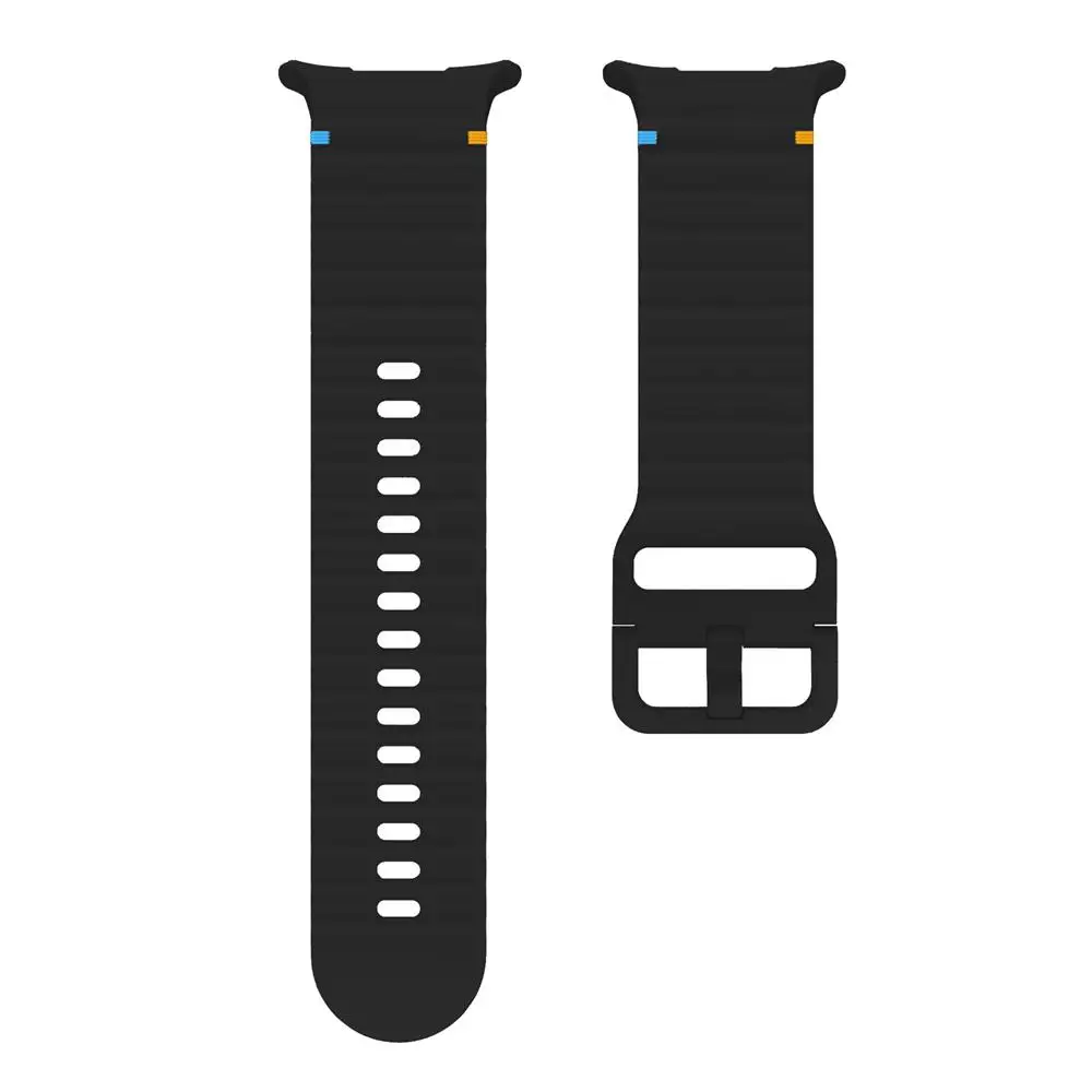 xDfind Wavy Grain Stitched Silicone Watch Band For Samsung Galaxy Watch8 Classic 43mm / Watch8 44mm / 40mm