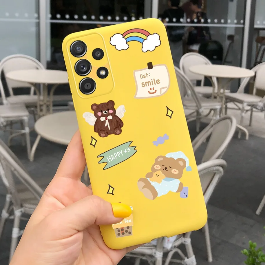 2023 For Samsung Galaxy A13 4G Case New Fashion Flower Painted Soft TPU Back Cover For Samsung A13 A23 A33 A53 A73 5G Phone Case