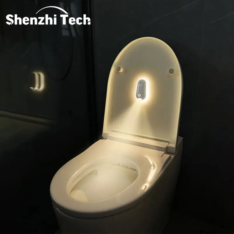 2-in-1 Toiletten-Sensorleuchte mit UV-Sterilisation, 3 Helligkeitsstufen, 120° ° Sensorgestützter Winkelregler für die Heimtoilette – Detail 1