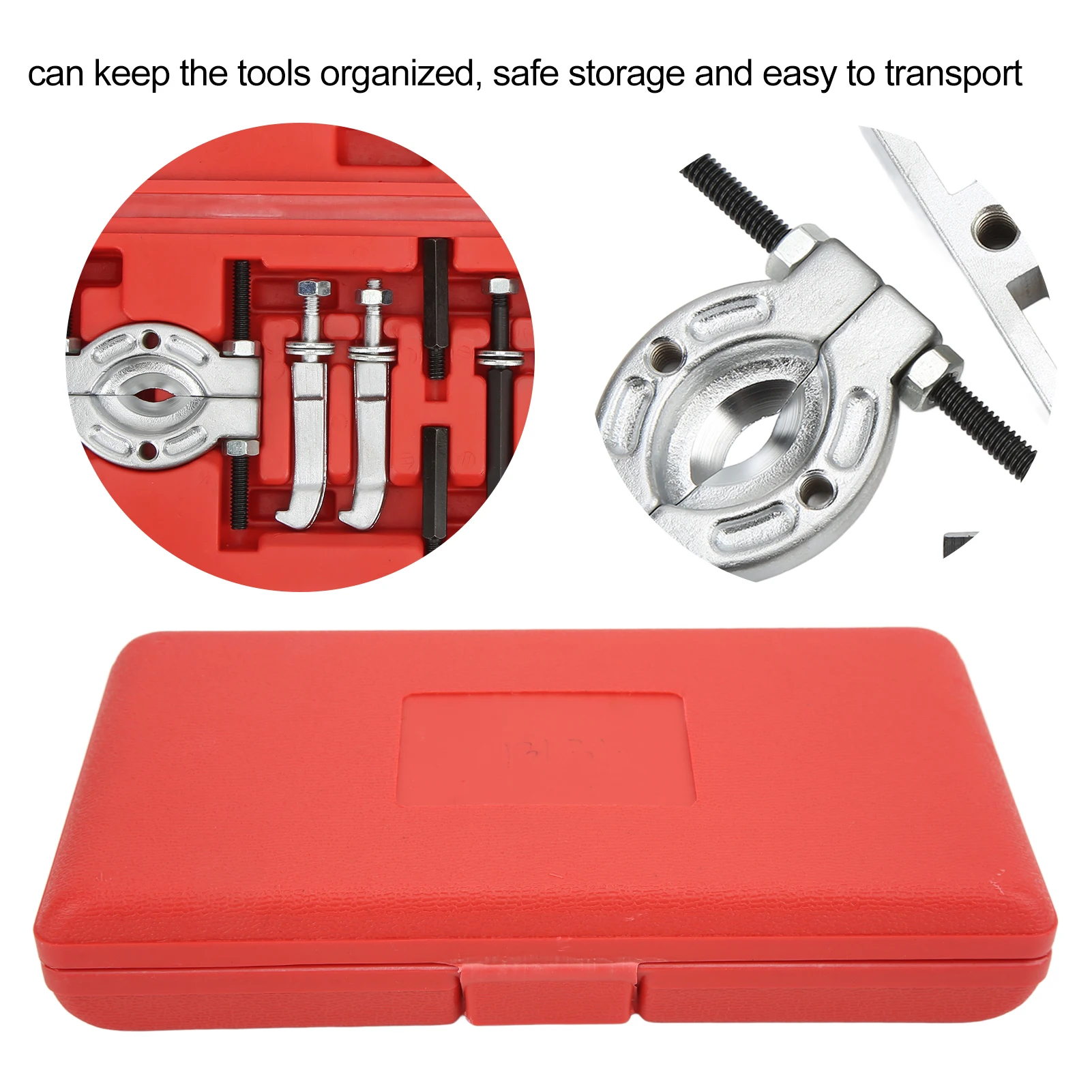 9pcs Bearing Separator Puller Set Portable Bearing Removal Tool Kit Metal Bearing Splitter