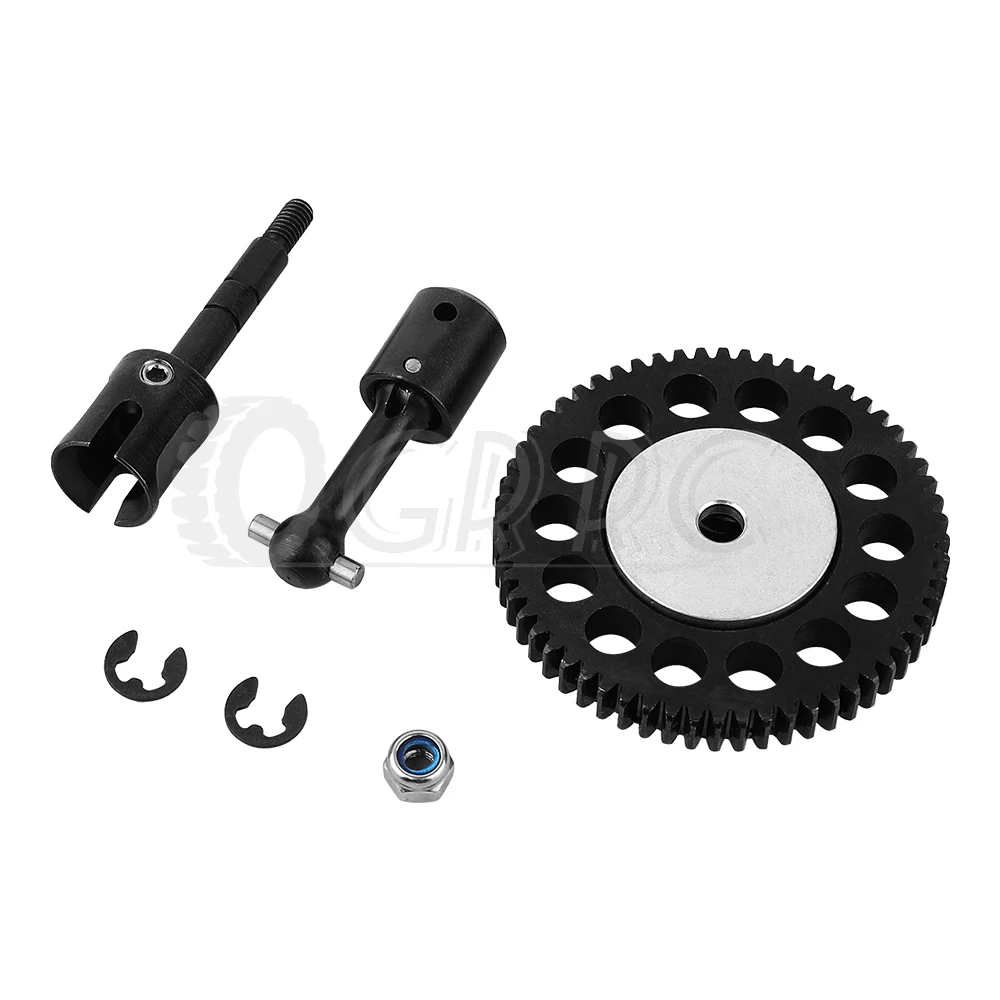 Steel Duty Geabox Connect Motor Mount 32P 60T Spur Gear and Gear Shaft Kit for Axial SCX10 PRO 1/10 RC Crawler Upgrade Part