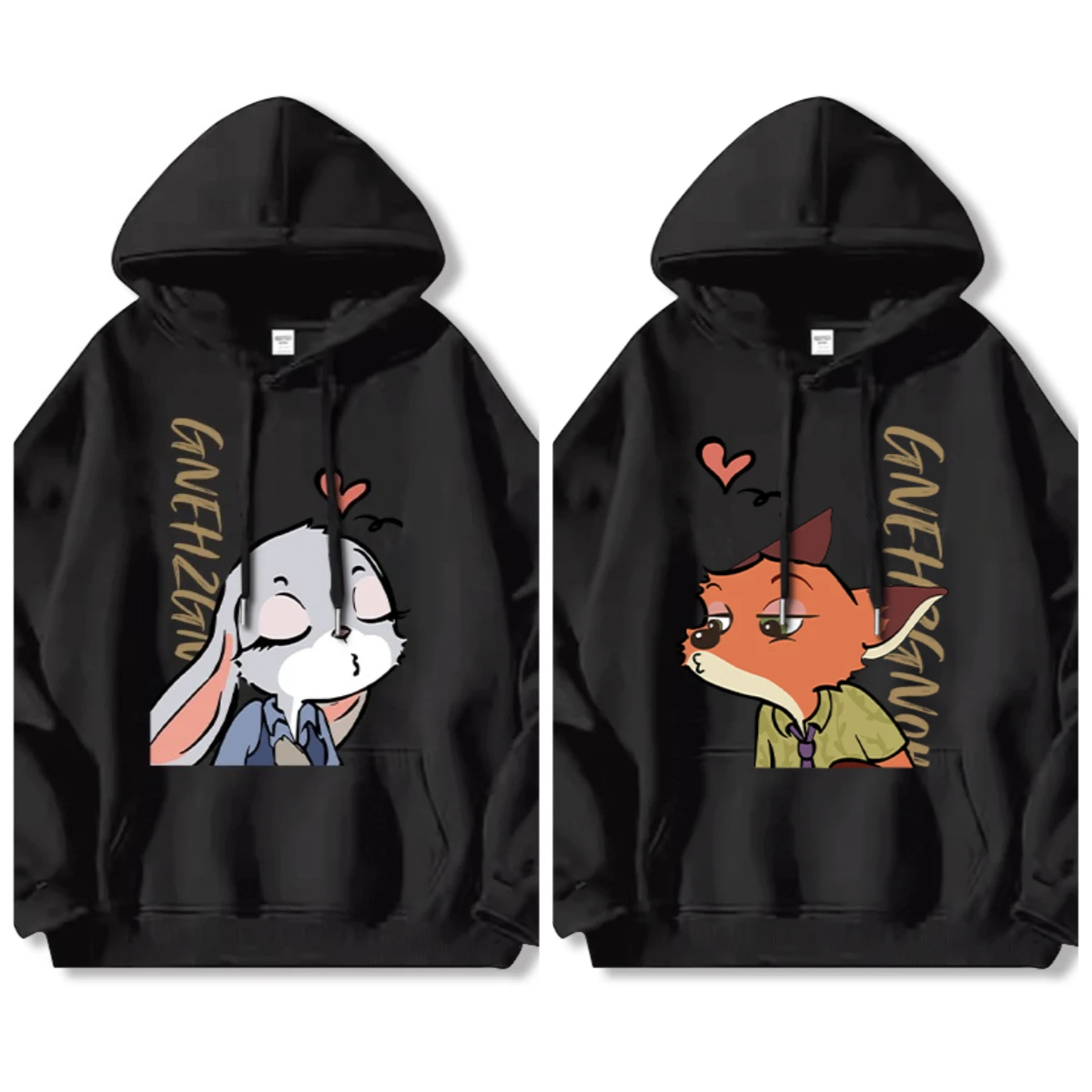 

Disney The Autumn and Winter Collection of Hooded Sweatshirts Featuring Judy and Nick From Zootopia Disney Is in Vogue Popular
