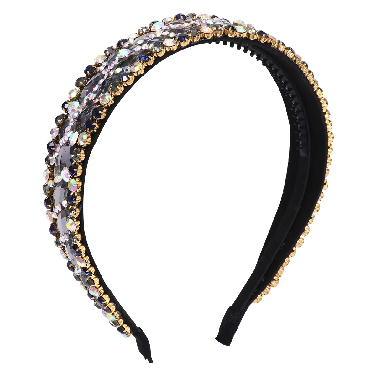 

Baroque Headband Hair Accessories Simple Style Hoops Creative Headdress Rhinestone Women Headwear Women's