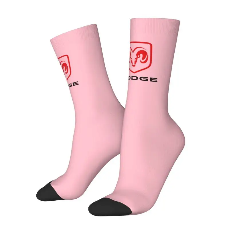 Custom Cute Automotive-D-Dodges Sport Car Race Socks Women Men Warm 3D Printed Football Sports Socks