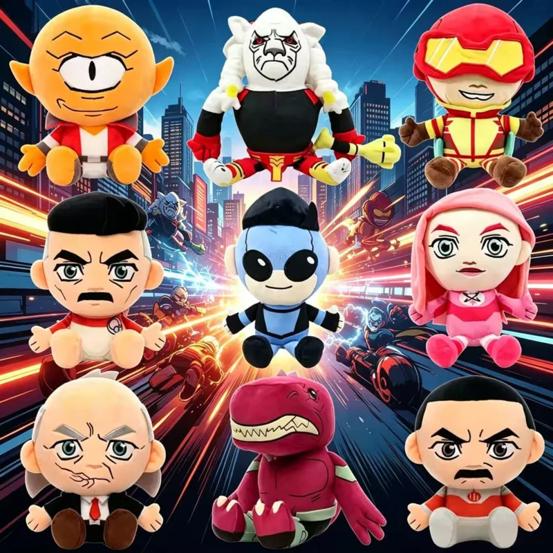 

Invincible Allen The Alien Plush Doll Omni Man Eve Mark Grayson Plushie Soft Stuffed Toy Game Peripheral Collection Gift