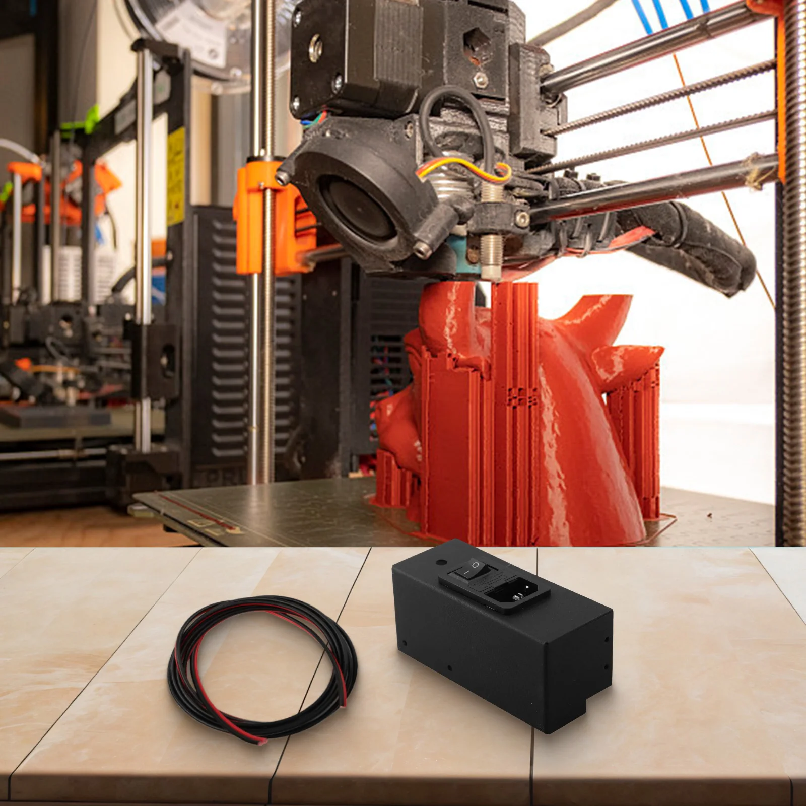تحويل التيار الكهربائي الإسكان - مراجعة 3D Printer Power Supply وسعره