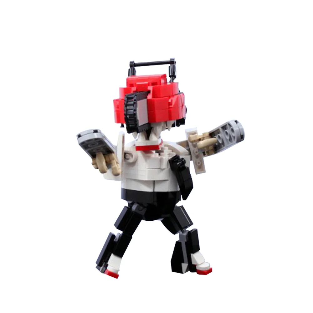 

MOC-171815 Anime Chainsaw Man Model Bricks Cartoon Blood Fighting Character Building Blocks Creative Assembly Toy Kid Gift ﻿