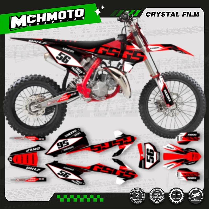 

MCHMFG For GASGAS MC85 2021 2022 MOTO New Style Custom Team Graphics Decal Sticker Kit 003