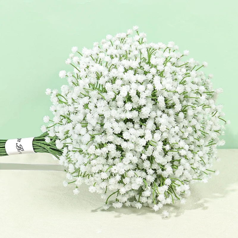 63cm Babies Breath Artificial Flowers Plastic Gypsophila Floral Bouquets for Home Room Decor Party Wedding Decoration Ornament