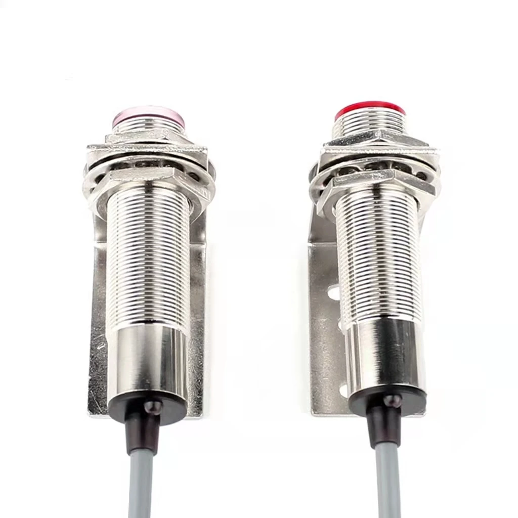 

Laser-to-beam photoelectric sensor switch infrared sensor 24v three-wire long-distance adjustable E3F-30C1/L