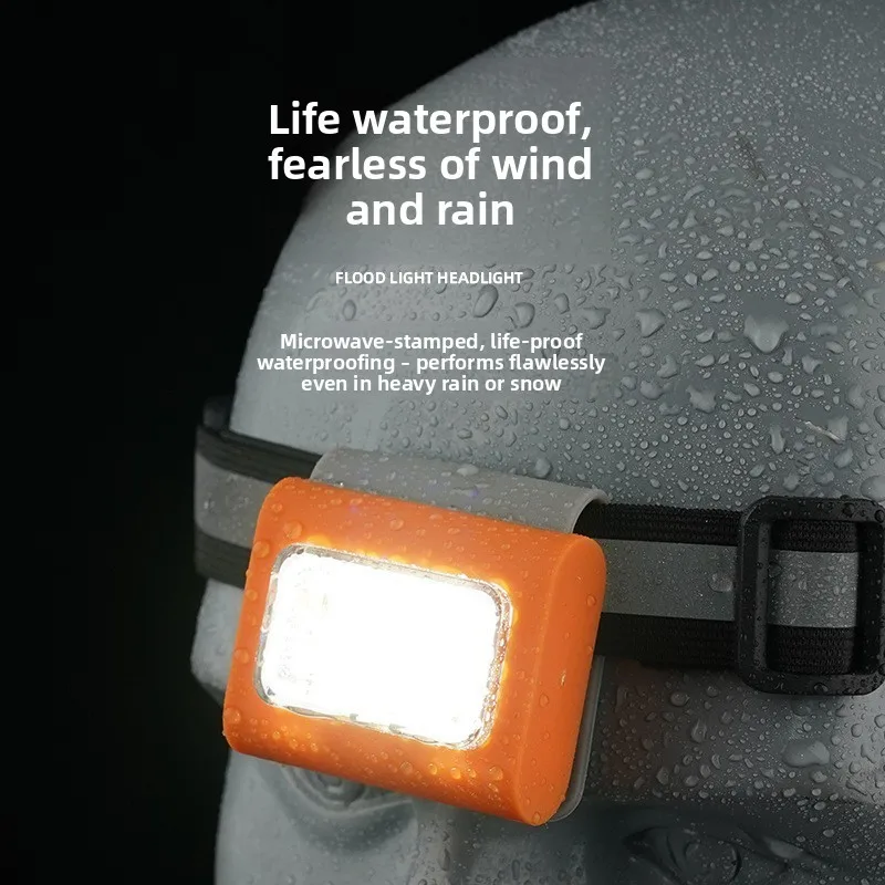 كشافات أمامية جديدة متعددة الأغراض مع امتصاص مغناطيسي وشحن TYPE-C: محمولة، مشبك للملابس، مناسبة للجري #4