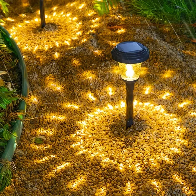 Luces solares para caminos, impermeables, para exteriores, jardín, paisaje, Patio, pasarela, decoración de Patio, lámpara Solar para césped