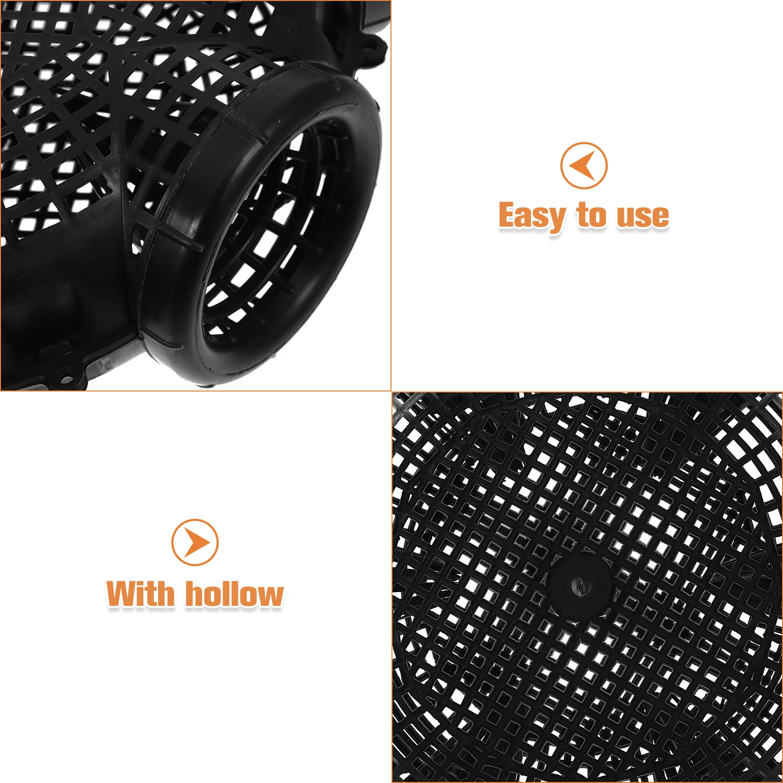 المهنية الصيد الطعم قفص مادة البولي بروبلين تصميم جوفاء عالية الطفو في الهواء الطلق ملحقات صيد سمك الطعم قفص قاذف