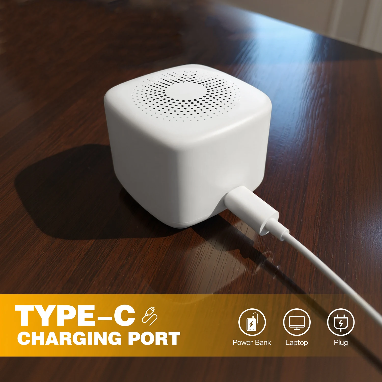 Mini máquina de ruido blanco, dispositivo portátil de sonido para dormir con 20 sonidos naturales, temporizador, Control de volumen para bebés, niños, adultos, oficina en casa