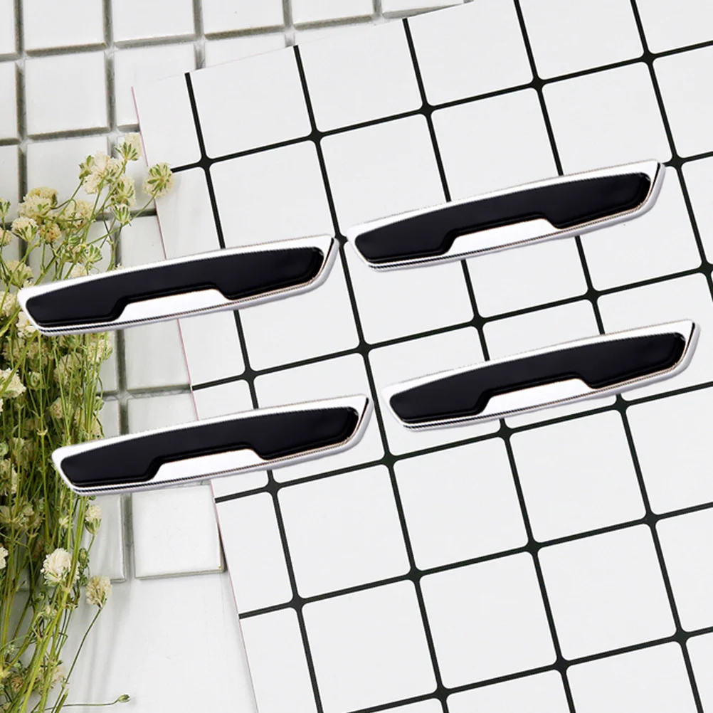 

4Pcs Universal Car Door Protector Bumper Strip Anti Scratch Guard Flexible Rubber Trim for Vehicle Door Corners Black