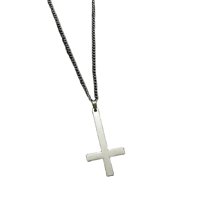 Cross Pendant Necklace Men Fashion Jewelry Chain Boy EDC Gadgets Lovers Gifts For Male Female Women Girls