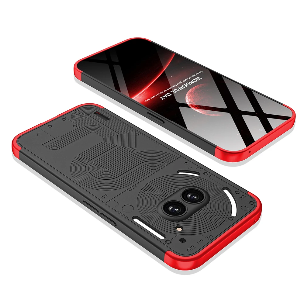 

Case for Nothing Phone 2A Plus Shockproof Full Protection Hard Cover Hard Phone Case for Nothing Phone 2A Plus with Glass Film