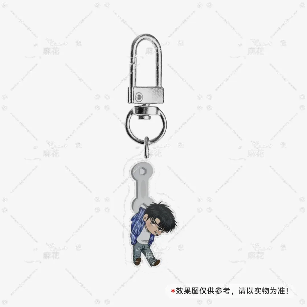 Shutline KeyChain men anime key chain Women acrylic car Cosplay Japan key ring Pendant party phone charm kids friends Gift