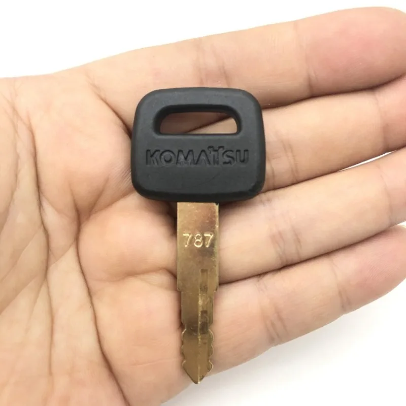 20PCS 787 iganition Key and door lock Key for Komatsu Excavator Dozer Loader Heavy Eauipment