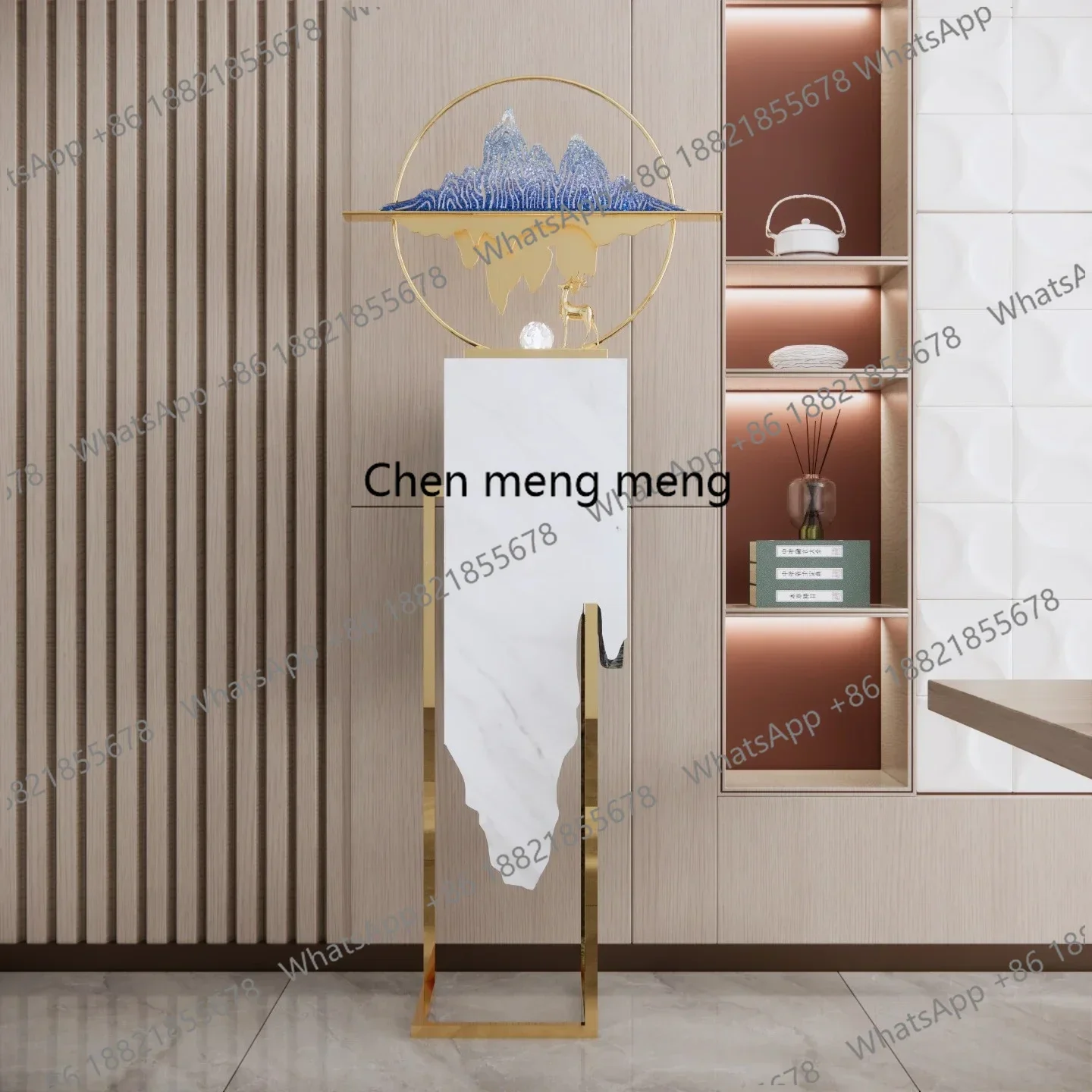 NQ52 New arrrive New Chinese-style company opens flowing water generates wealth, decorations living room housewarming new home,