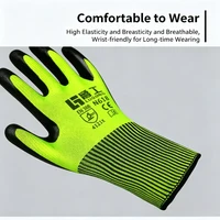 N618 Nylon Nitrile Dipped Work Gloves Oil Resistant Wear Resistant for Construction Auto Repair Factory - Image 2
