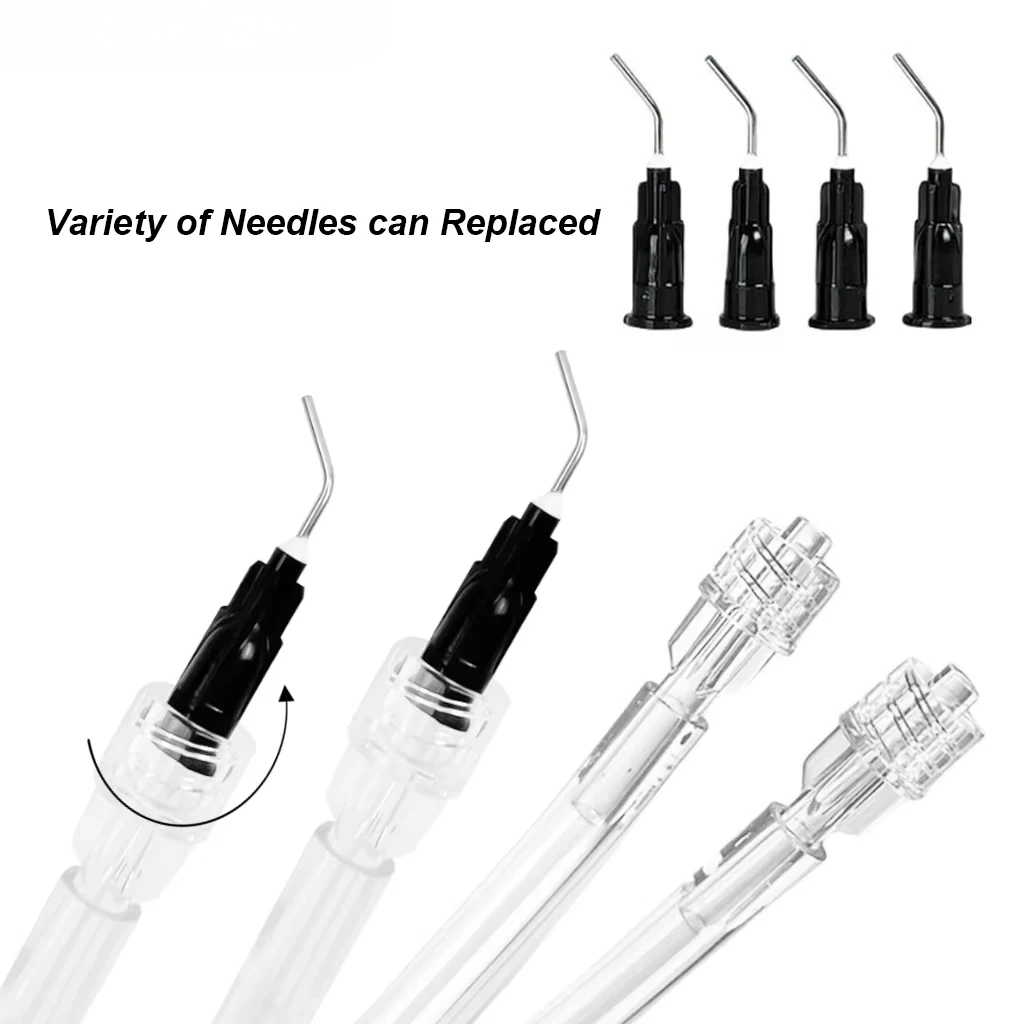 20Pcs/Set Dental Medical Saliva Ejector Aspirator Suction Bonding Tubes with Syring Needle Tip Dentistry Disposable Material