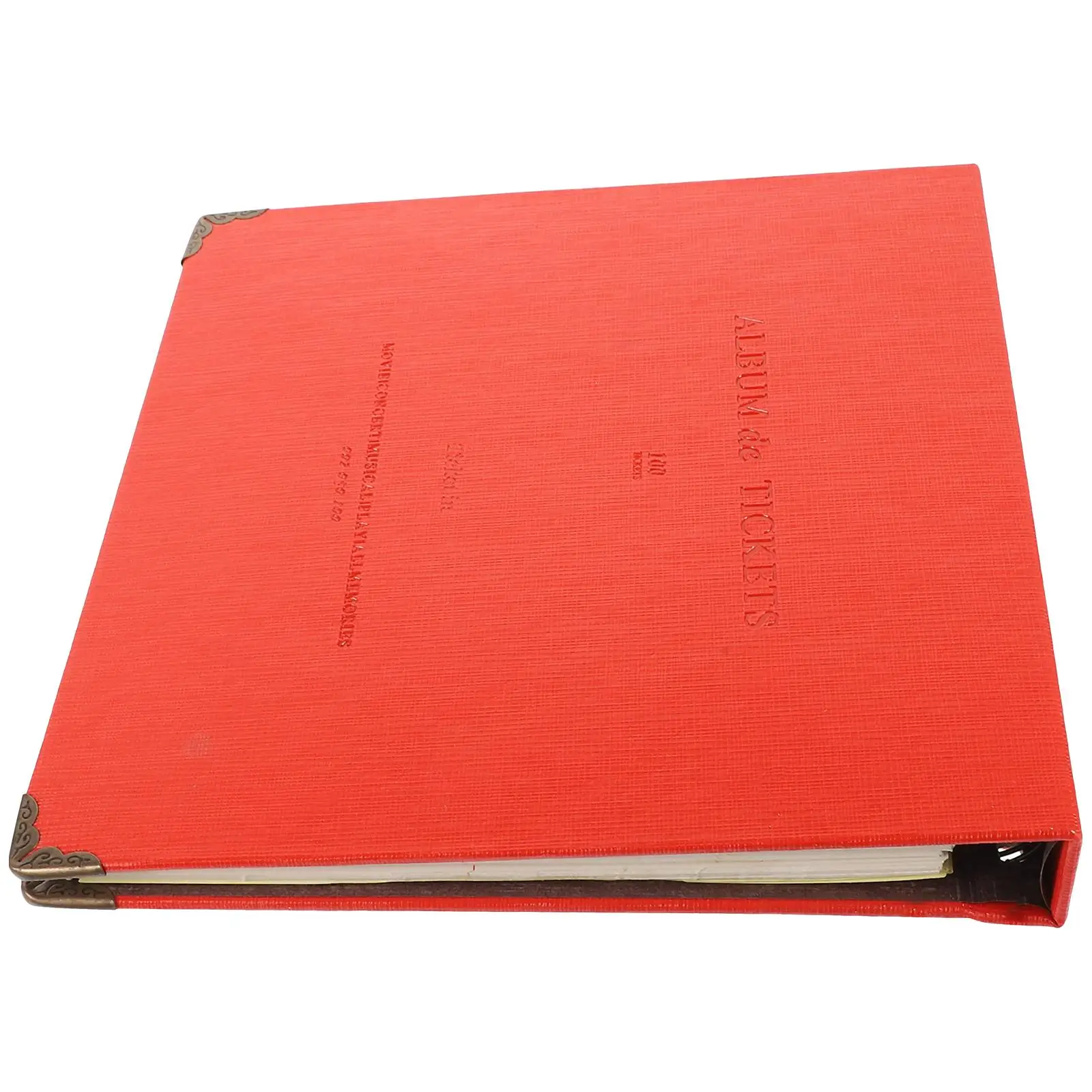 

Ticket Storage Album for Concert Movie Tickets Collector Black Decorative Booklet Organized Travel Memories Keeper