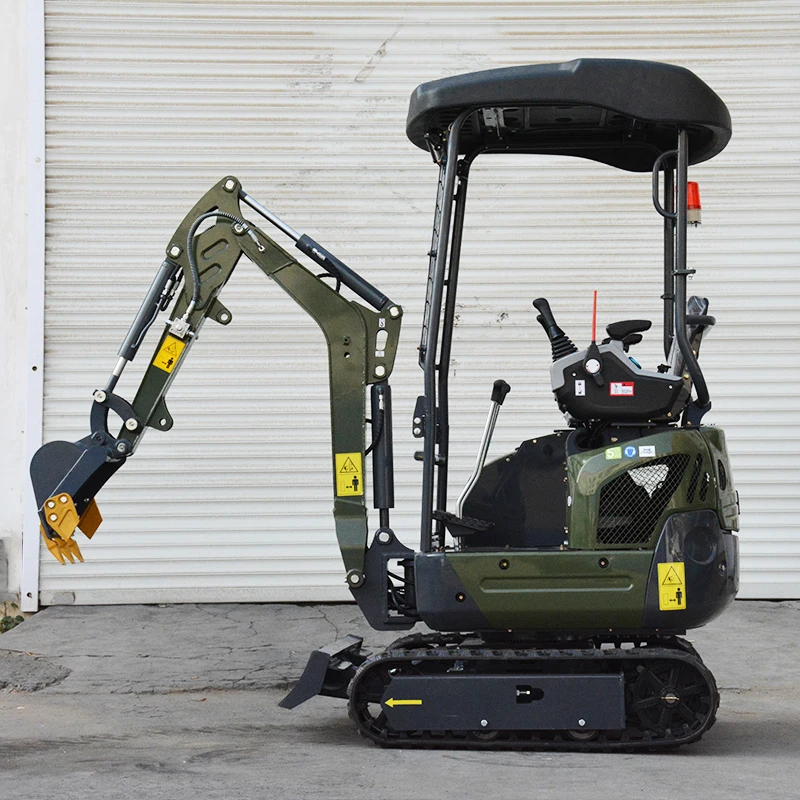 Customized small excavator 1.6 tons suitable for digging flower beds, pits, orchards, and fertilizer ditches